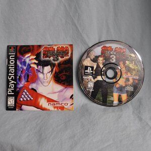 Tekken 3 Three (book & game only, no box) PS1 Playstation 1